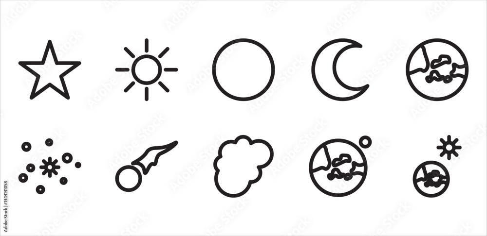 solar system icon pack solar system icon pack