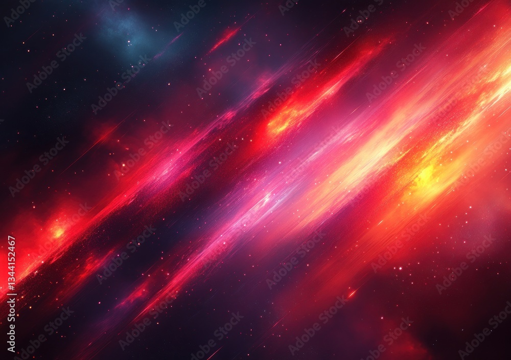 Naklejka premium Abstract Digital Art Red Diagonal Background Modern Elegant Smooth Gradient Bright Dynamic Movement