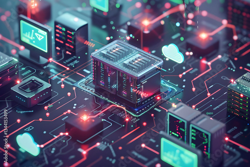Illustration of Virtual Machine High Availability in a Network Infrastructure Environment