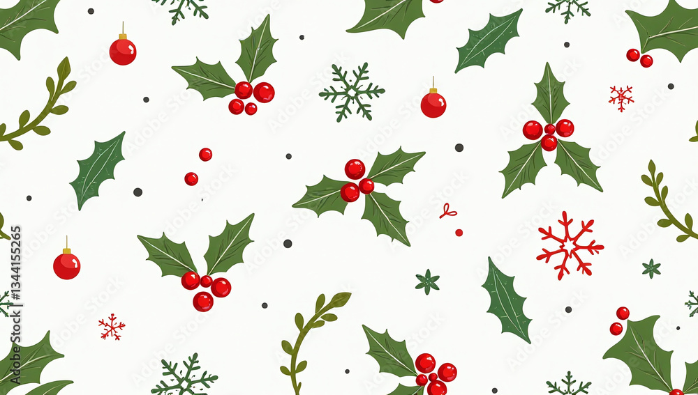 coration elements holly snowflakes mistletoe ideal backgrounds wrapping paper scrapbooking decoration greeting cards coration elements holly snowflakes mistletoe ideal backgrounds wrapping paper scrapbooking decoration greeting cards