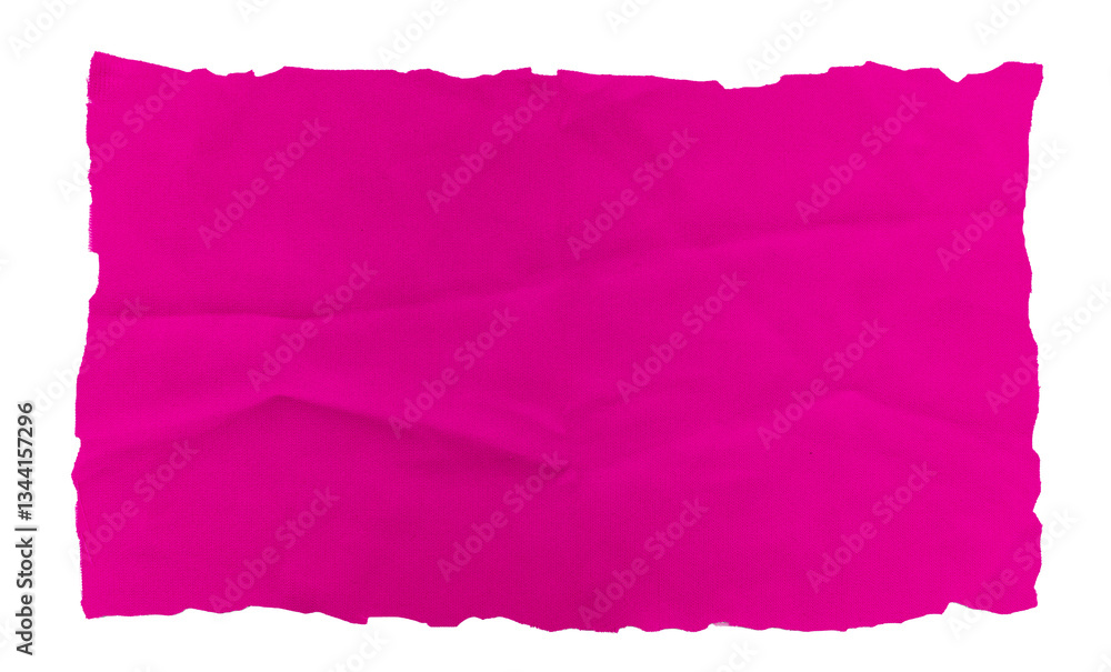 A piece of red satin fabric on a white background. Isolate a crumpled piece of fabric A piece of red satin fabric on a white background. Isolate a crumpled piece of fabric