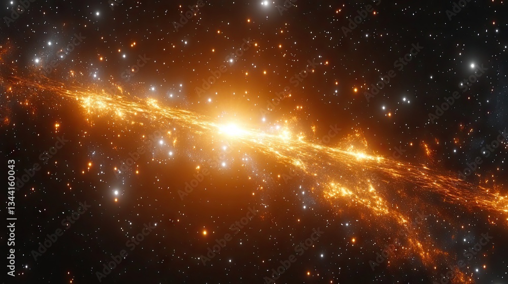 Cosmic nebula, stellar explosion, deep space