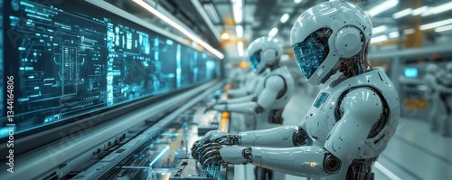 Robotic Process Automation Future Technology AI Humanoid Robots Manufacturing Digital Innovation Automation Robotics