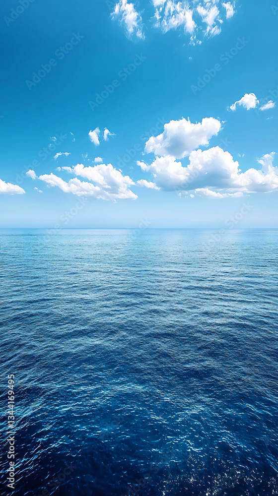 Obraz premium calm blue sky