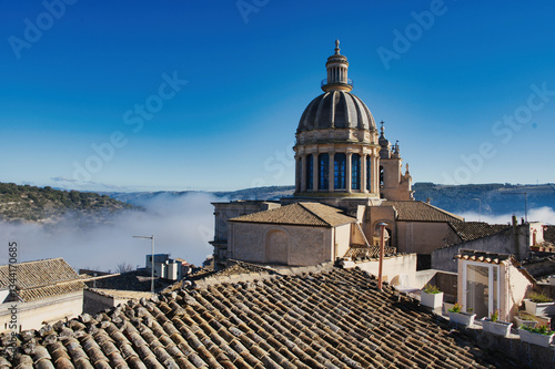 Scenic View of Ragusa Ibla, Sicily, Italy – Historic Hilltop Town with Baroque Architecture