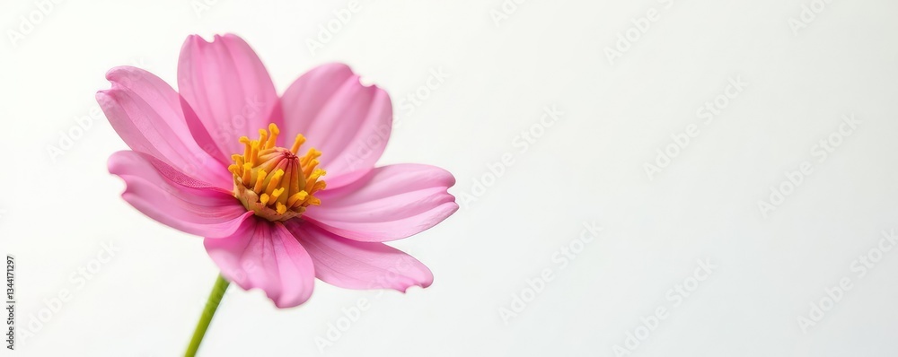 Single seed of a flower isolated on white background, botanical, plantlife, floral Single seed of a flower isolated on white background, botanical, plantlife, floral
