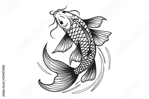 japanese Kio  Silhouette Vector