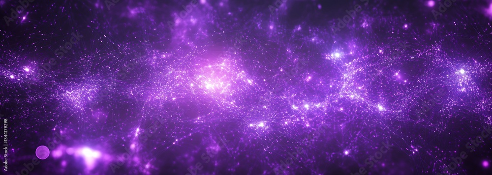 Abstract purple background with glowing lines and shapes Abstract purple background with glowing lines and shapes