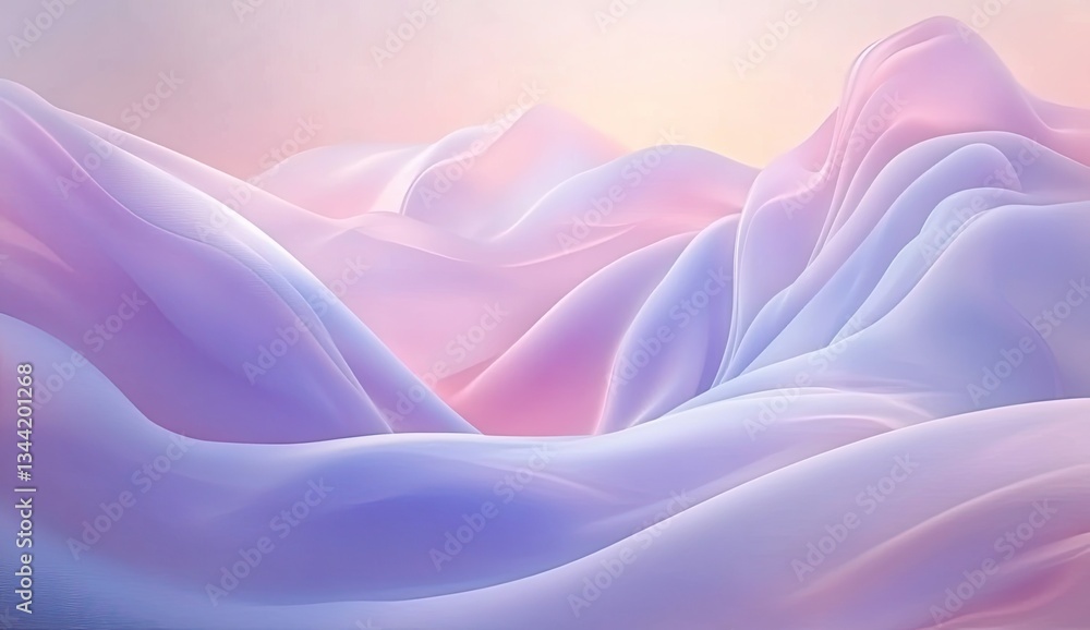 Abstract landscape of soft pastel colors Abstract landscape of soft pastel colors