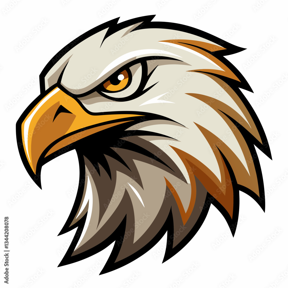 Fototapeta premium american eagle head