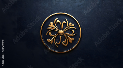 Professional Metallic Business Logo PSD for Embossed Style Designs