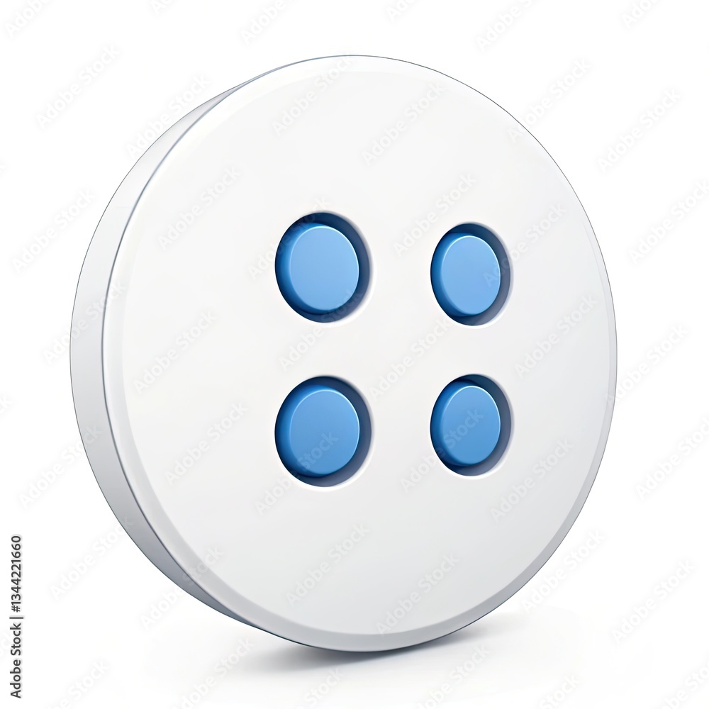 Fototapeta premium fried egg on a white background