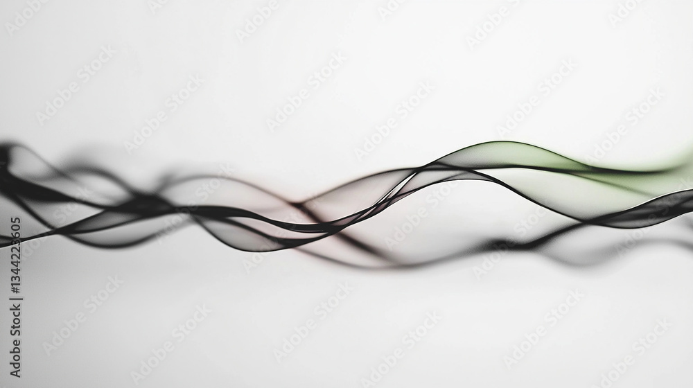 Abstract flowing ribbons Abstract flowing ribbons