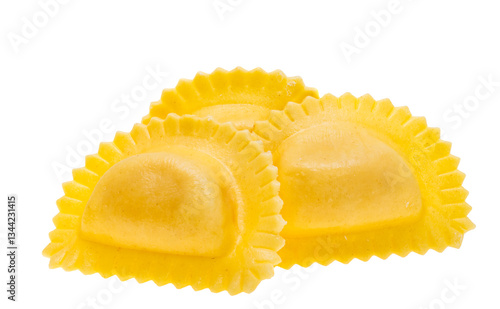 italian ravioli isolated