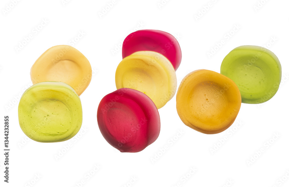 gummy candies isolated