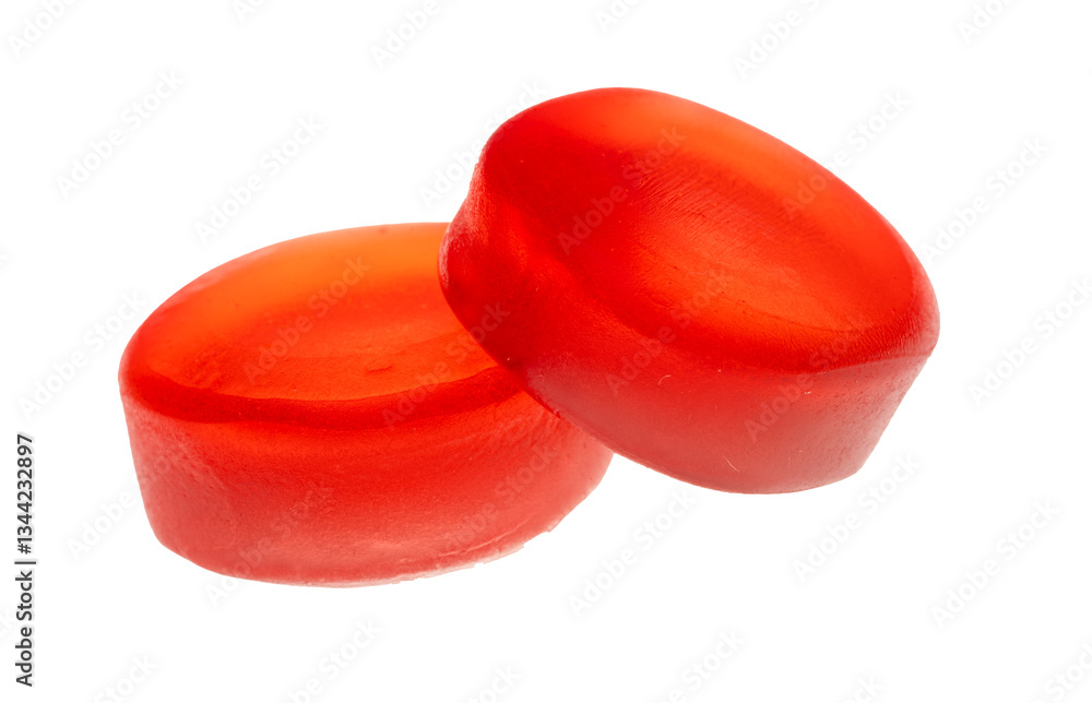 gummy candies isolated