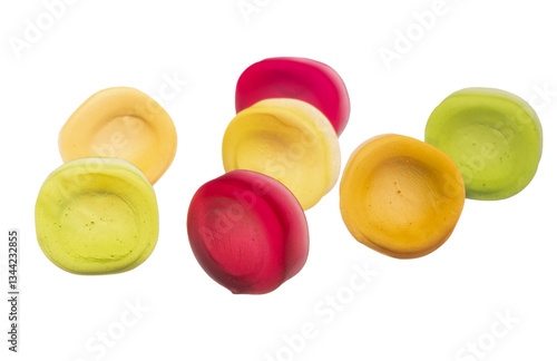 Obraz na płótnie gummy candies isolated w salonie