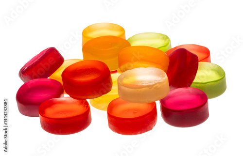 gummy candies isolated