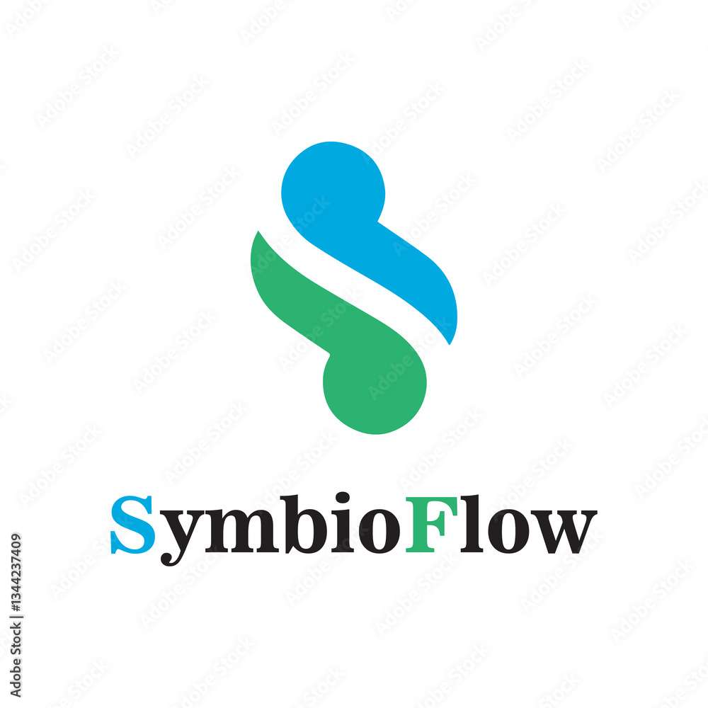 Minimalist and modern logo with abstract letter Minimalist and modern logo with abstract letter