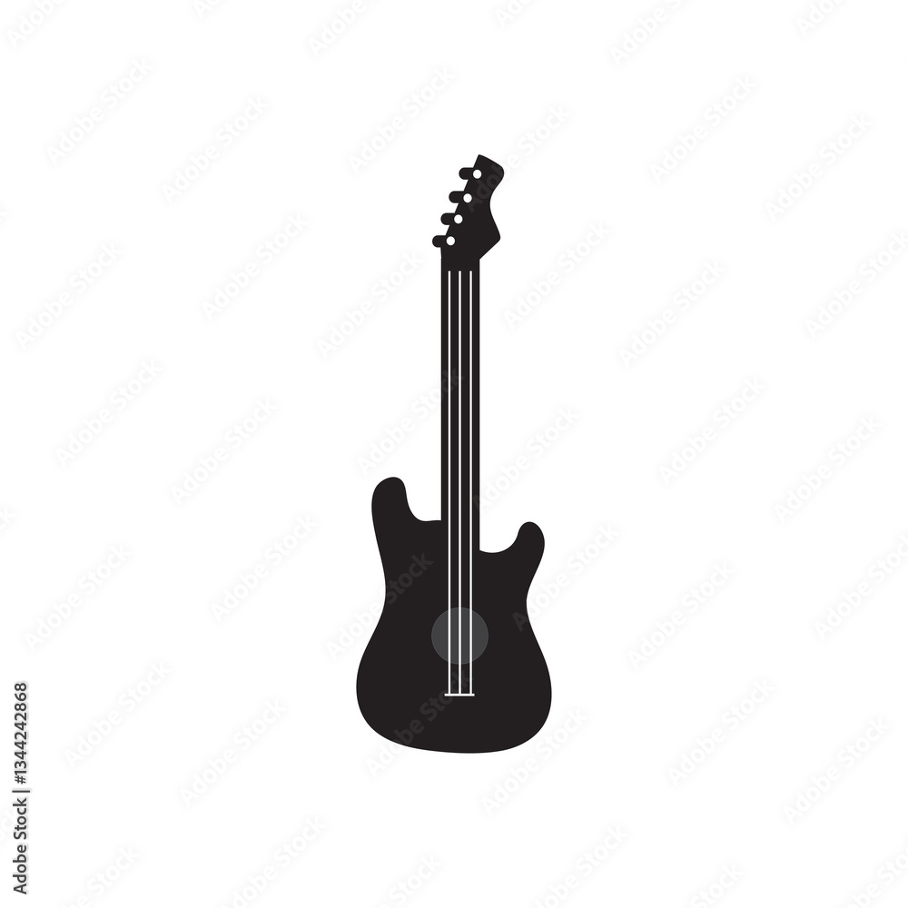 custom made wallpaper toronto digitalguitar logo icon illustration flat