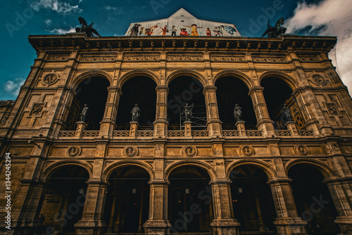 Obraz na płótnie ウィーン国立オペラ座 w salonie