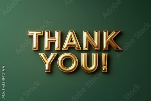 THANK YOU in large bold gold letters on dark