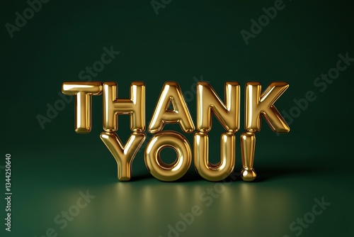 THANK YOU in large bold gold letters on dark