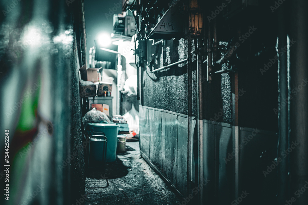 裏路地の静けさ