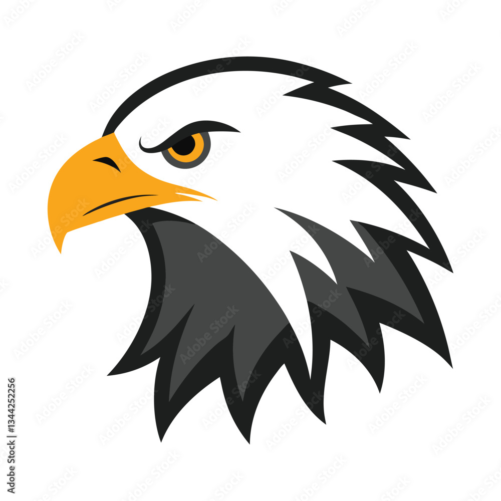 Fototapeta premium eagle head vector illustrator design