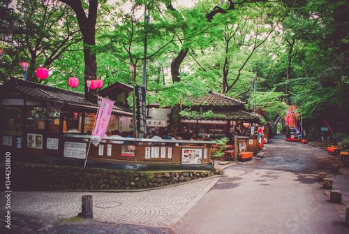 深大寺の茶屋通り