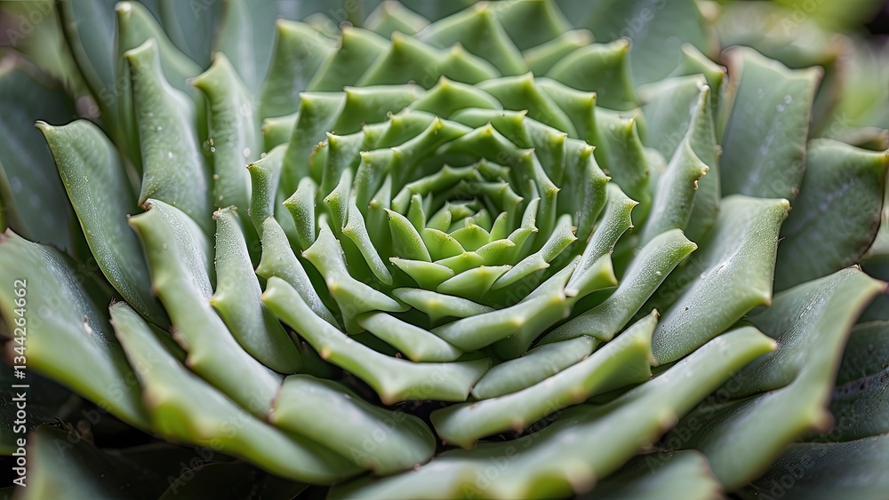 Fototapeta premium A close-up view of a succulent plant.