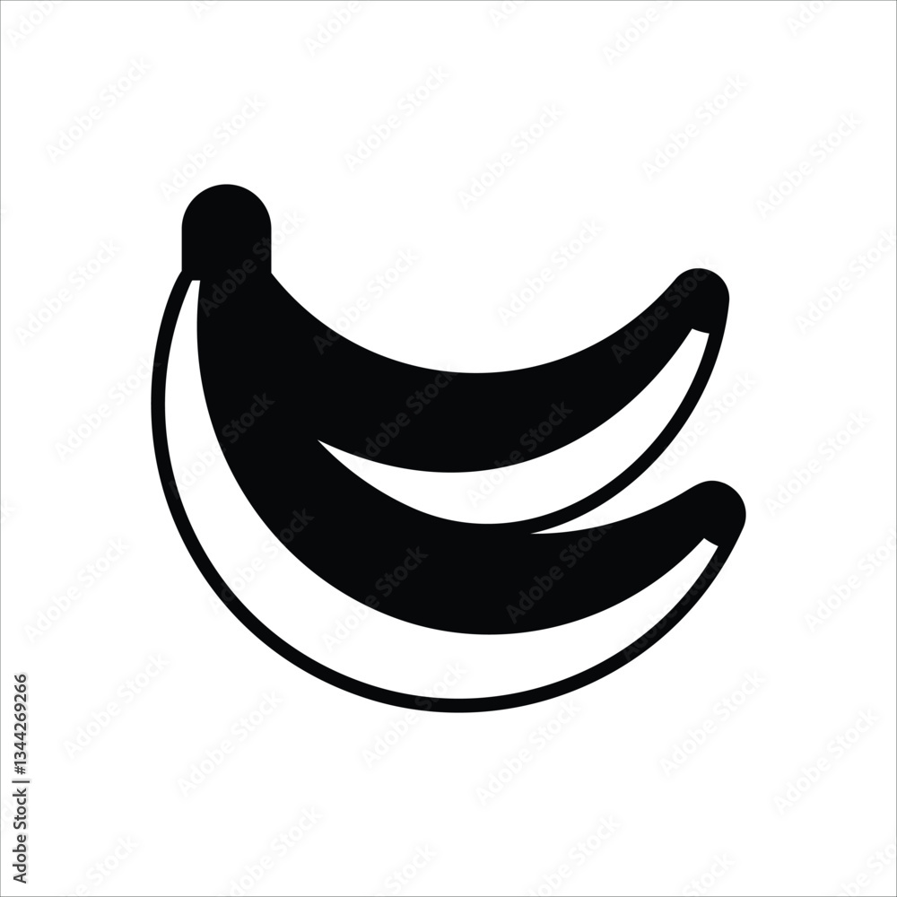 Banana Vector icon Banana Vector icon