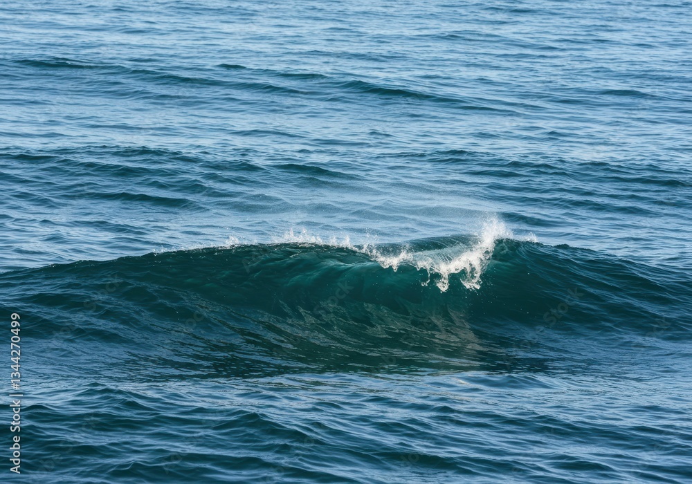 Serene Blue Waves: A Fluid Dance of Light and Color Serene Blue Waves: A Fluid Dance of Light and Color