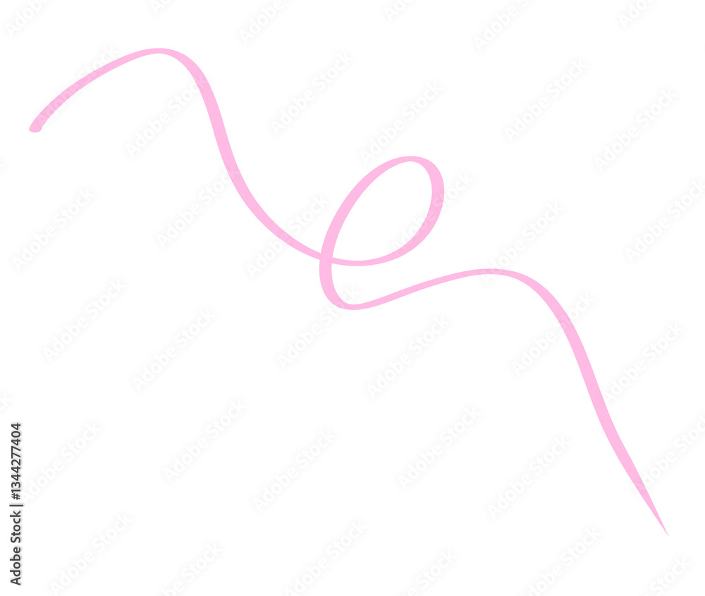 Abstract doodle hand drawn curved stroke shape Abstract doodle hand drawn curved stroke shape