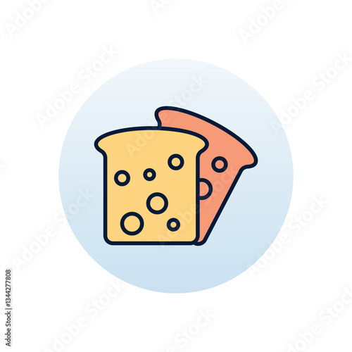 Toast  Vector icon