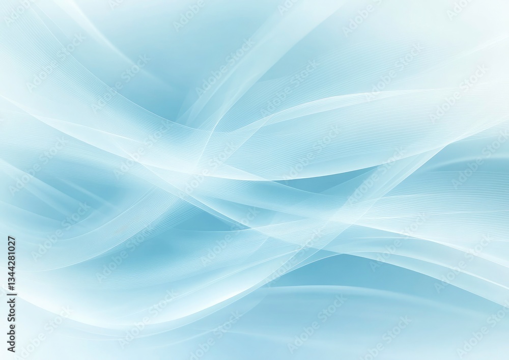 Abstract Light Blue Flowing Lines Background Image Abstract Light Blue Flowing Lines Background Image