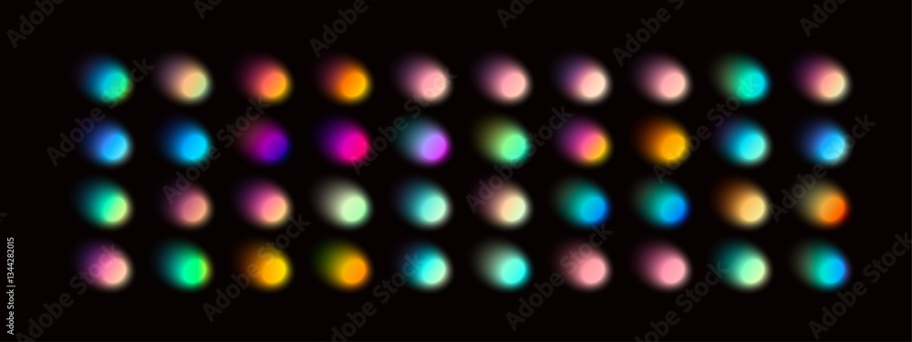 Abstract gradient background with soft blue and green hues, blurred fluid shapes, grainy watercolor texture, neon light mesh effect. Flat vector illustration isolated on white background. Abstract gradient background with soft blue and green hues, blurred fluid shapes, grainy watercolor texture, neon light mesh effect. Flat vector illustration isolated on white background.