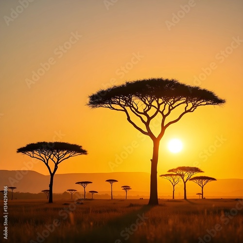 silhouette of a tree