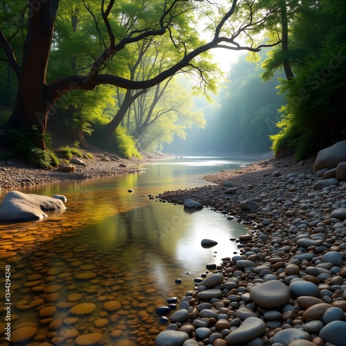 morning in the forest