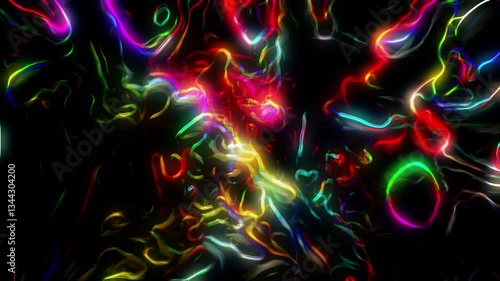 Neon Lines of Wriggling Plasma