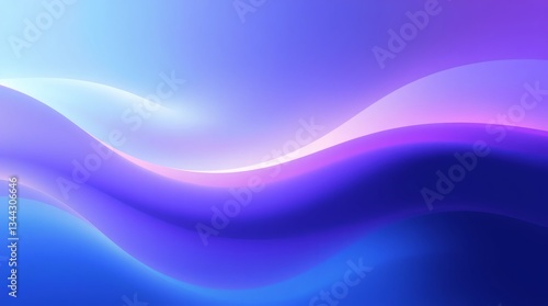 Wallpaper Mural abstract blue wave background Abstract Wave Wallpaper in Shades of Blue and Purple Torontodigital.ca