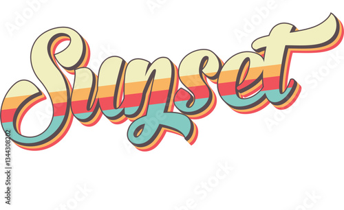 Sunset Text Effect 