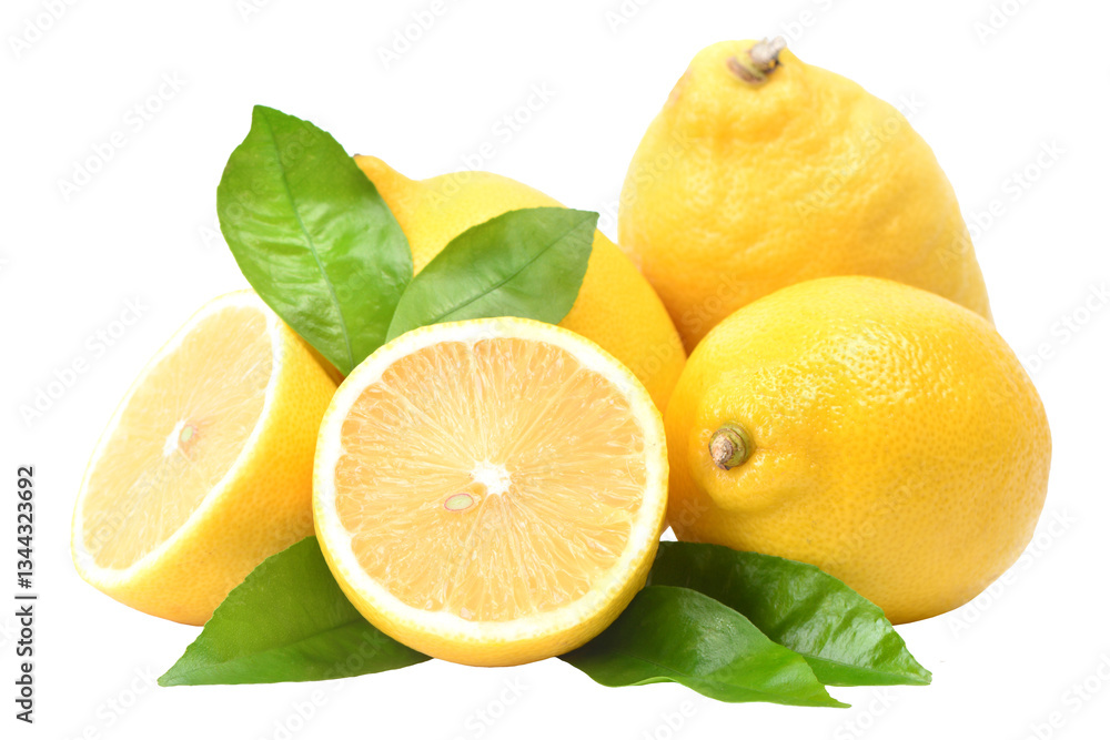 Fresh lemon isolated