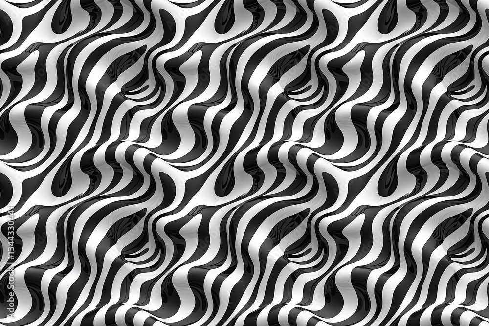 Black and White Pattern for Lens Distortion Effect Black and White Pattern for Lens Distortion Effect