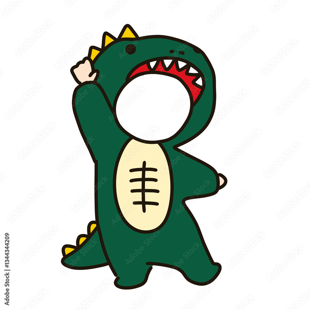 Obraz premium 얼굴 합성이 가능한 동물옷