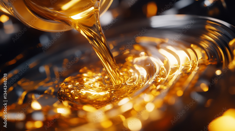 close up view of golden liquid being poured into reflective surface, creating mesmerizing ripples and reflections. vibrant color and fluid motion evoke sense of elegance and richness close up view of golden liquid being poured into reflective surface, creating mesmerizing ripples and reflections. vibrant color and fluid motion evoke sense of elegance and richness