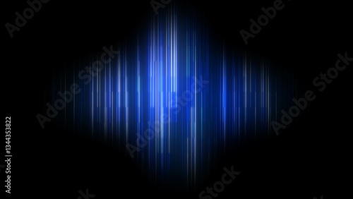 Audio Spectrum Visualizer Illustration Background.