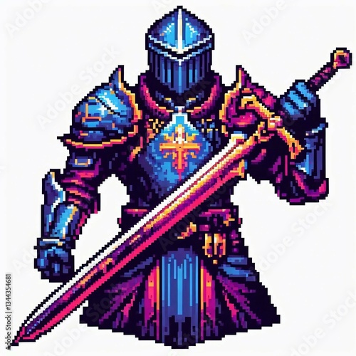 Pixel Knight Blade of Light  Shadow