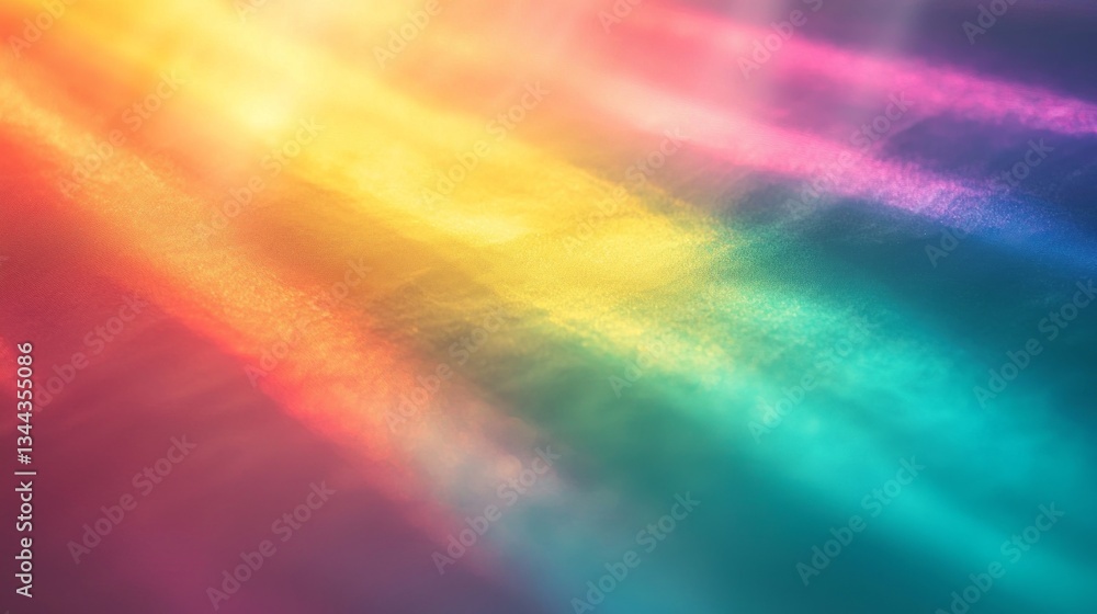 A colorful rainbow with a blue background A colorful rainbow with a blue background