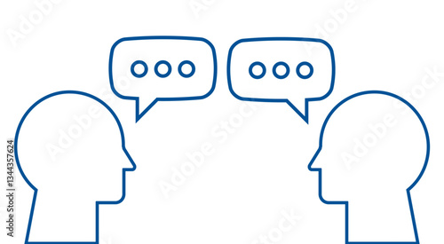 testa, icone, comunicazione, dialogo, messaggio, fumetto, confronto, discussione, retorica
